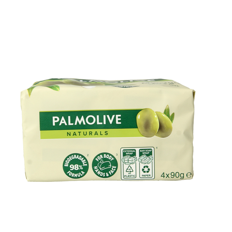 Palmolive Zeep original olive 90 gram 4 Stuks