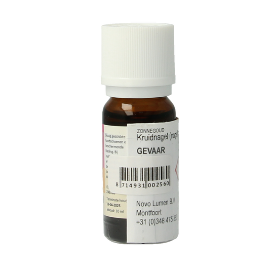 Zonnegoud Kruidnagel etherische olie 10.00 Milliliter
