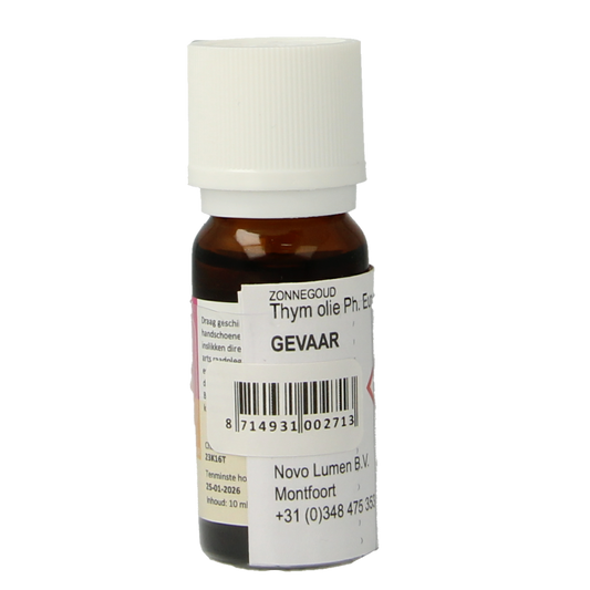 Zonnegoud Tijm etherische olie 10.00 Milliliter