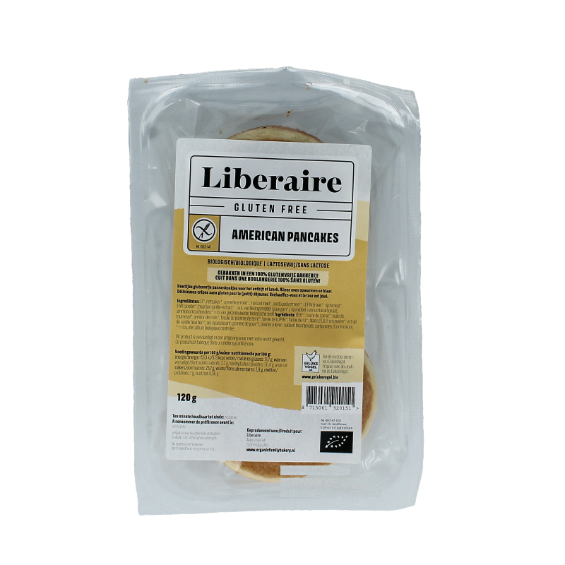 Liberaire American pancakes bio 6 Stuks