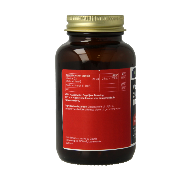 All Natural Vitamine D3 25mcg 90 Capsules