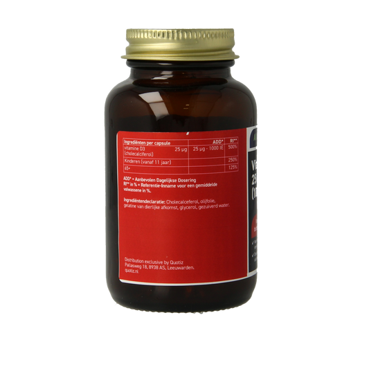 All Natural Vitamine D3 25mcg 120.00 Capsules