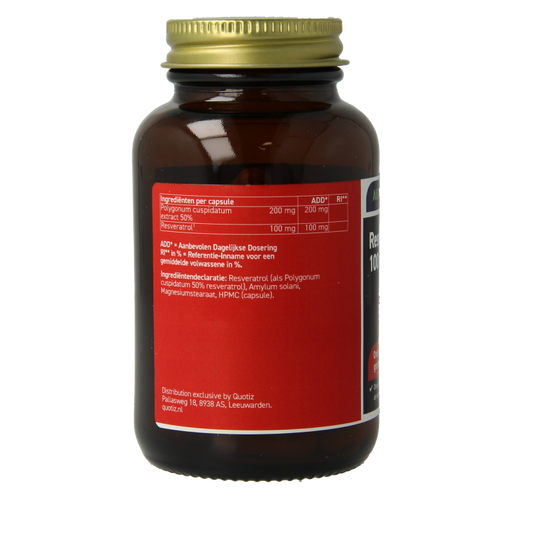 All Natural Resveratrol 100mg 60 Capsules