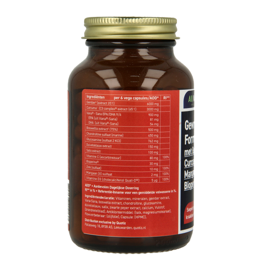 All Natural Gewrichten formule 84 Vegetarische capsules