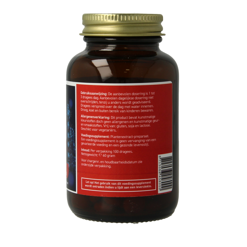 All Natural Rode valeriaan 100 Dragees