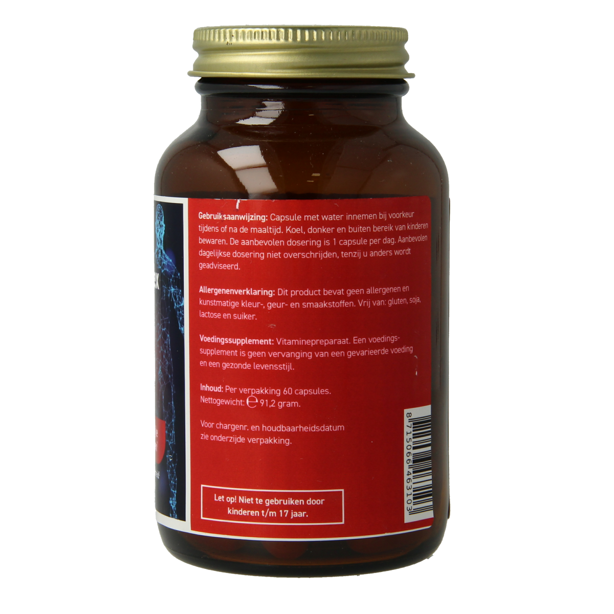 All Natural Vitamine B50 complex 60.00 Capsules