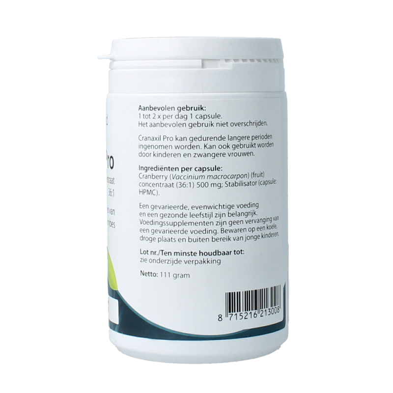 Springfield Cranaxil pro cranberry concentrate 500mg 180 Capsules