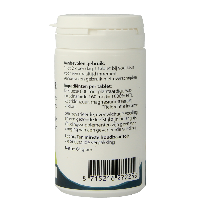 Springfield Cernadin SR nicotinamide & D-ribose 760mg 60 Tabletten