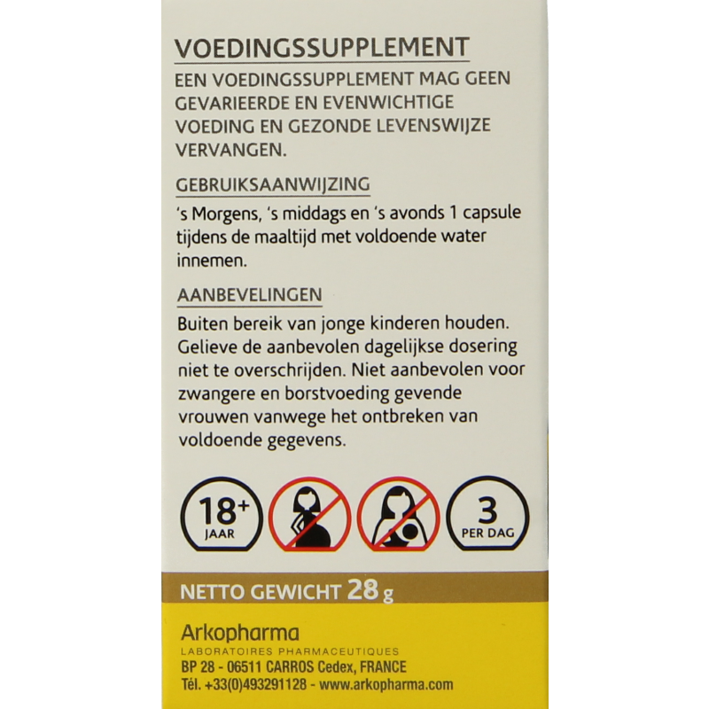 Arkocaps Pompoenpitolie 45 Capsules