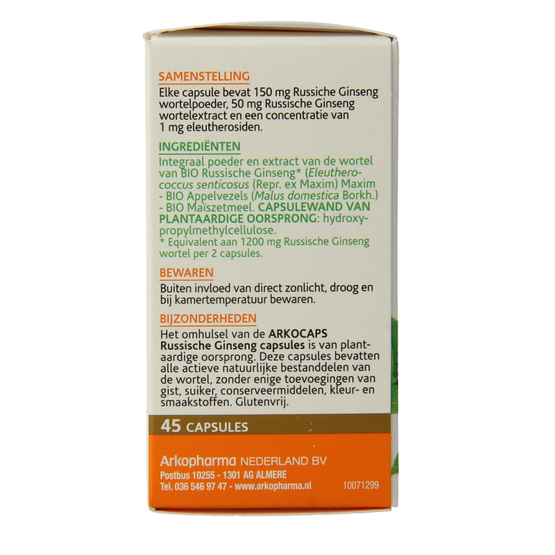 Arkocaps Russische ginseng bio 45 Capsules