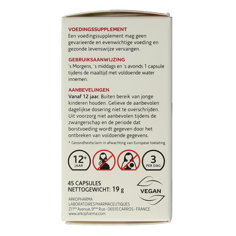 Arkocaps Meidoorn bio 45 Capsules