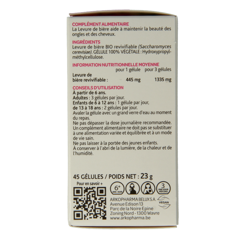 Arkocaps Biergist bio 45 Capsules