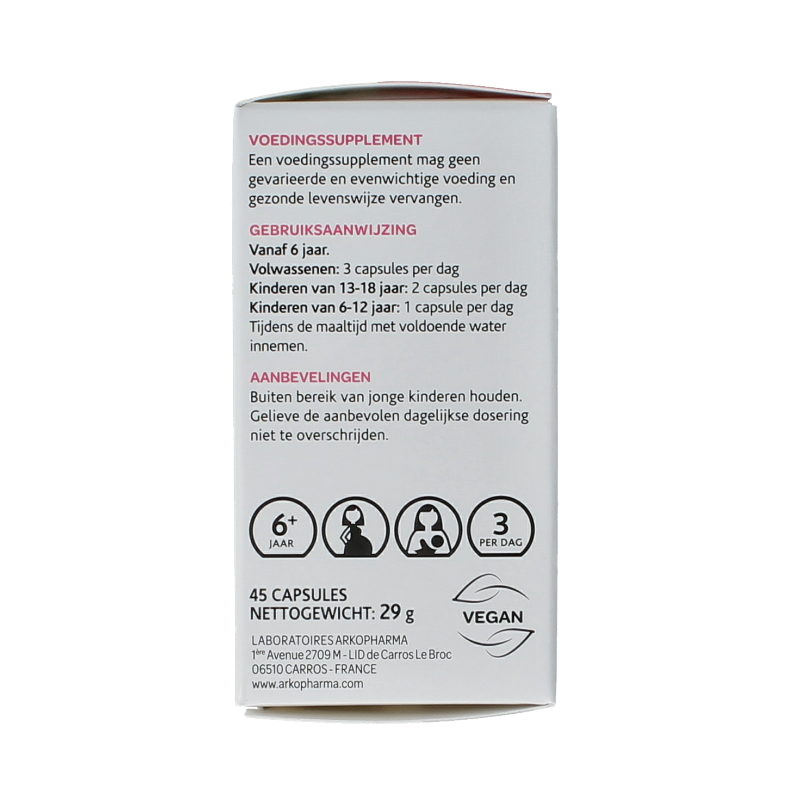 Arkocaps Borage olie 45 Capsules