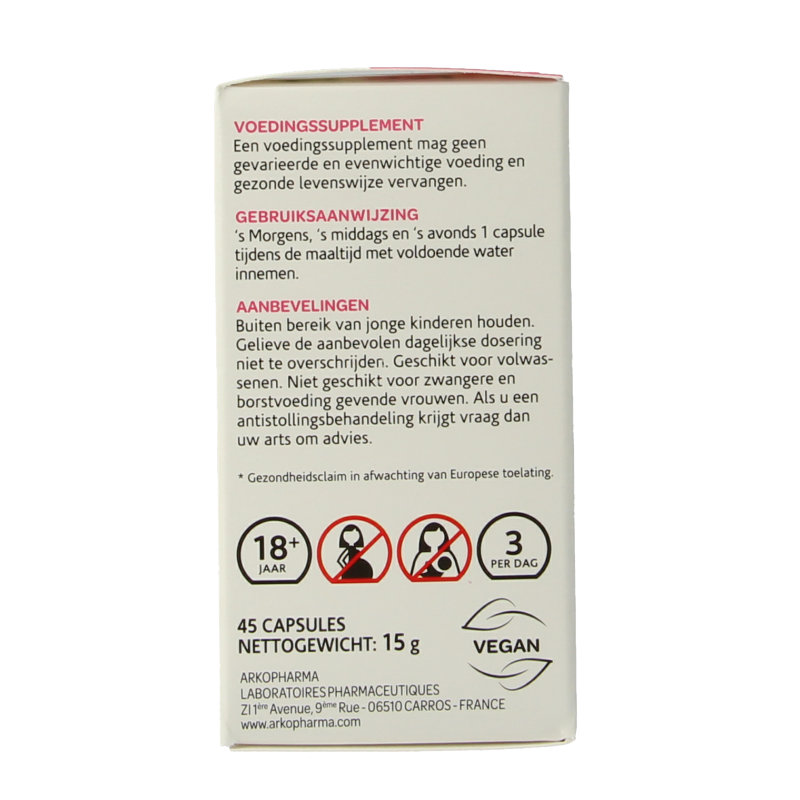 Arkocaps Moederkruid bio 45 Capsules