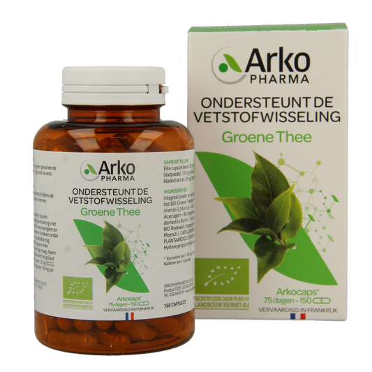 Arkocaps Groene thee bio 150 Vegetarische capsules
