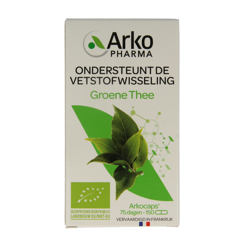 Arkocaps Groene thee bio 150 Vegetarische capsules