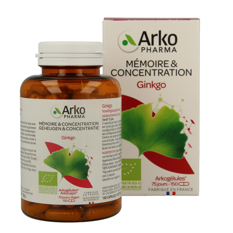 Arkocaps Ginkgo bio 150 Capsules
