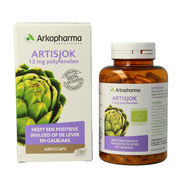 Arkocaps Artisjok bio 150 Capsules