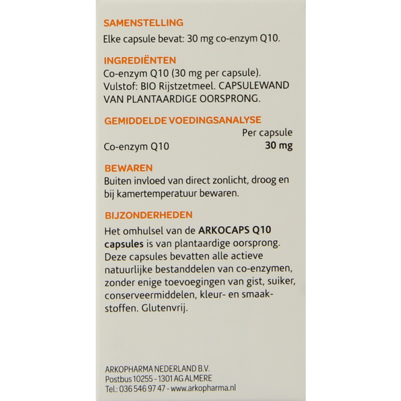 Arkocaps Q10 30 Capsules