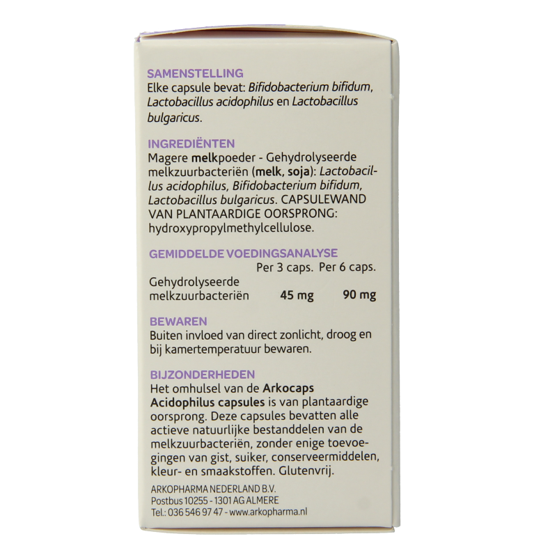 Arkocaps Acidophilus complex 45 Capsules