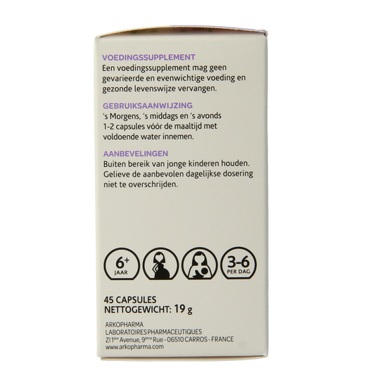 Arkocaps Acidophilus complex 45.00 Capsules