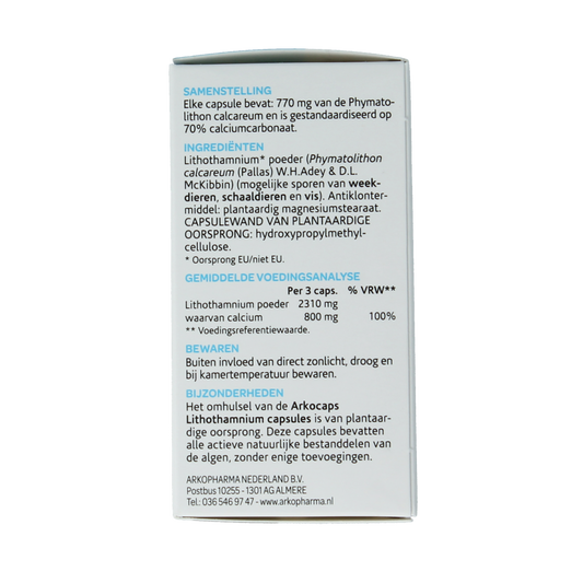Arkocaps Lithothamnium 45.00 Capsules