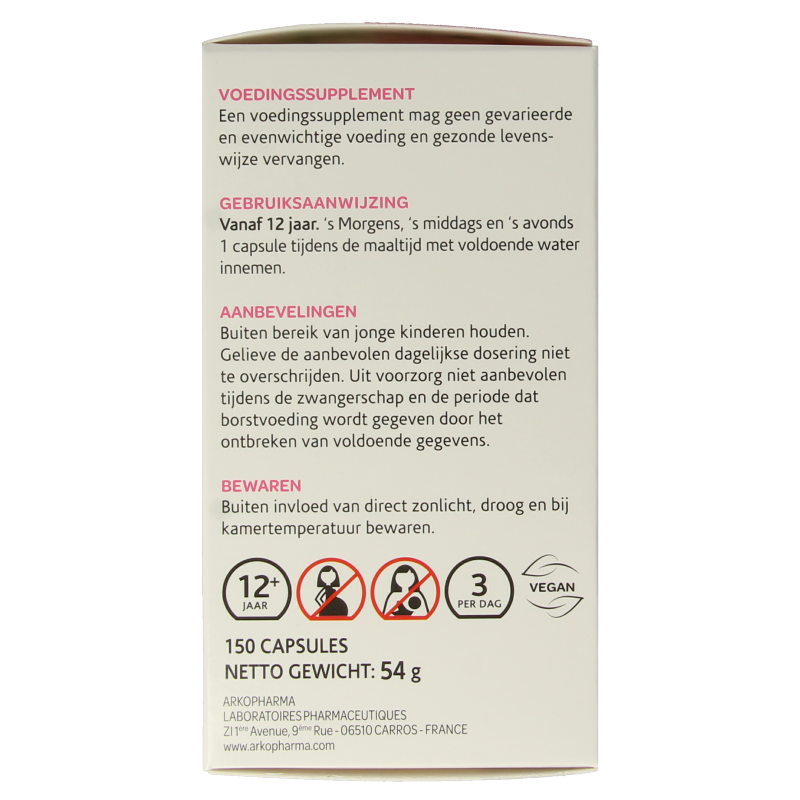 Arkocaps Brandnetel bio 150 Vegetarische capsules