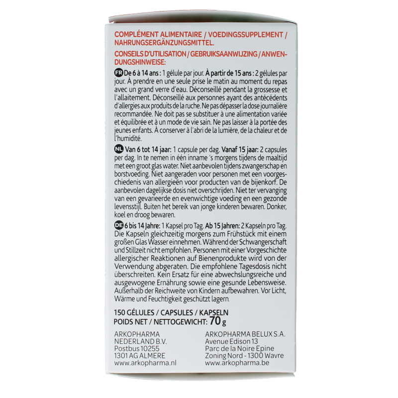 Arkocaps Propolis bio 150 Capsules