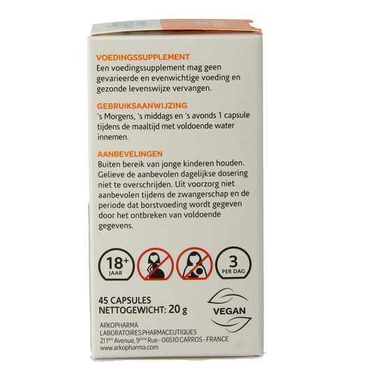 Arkocaps Damiana 45.00 Capsules