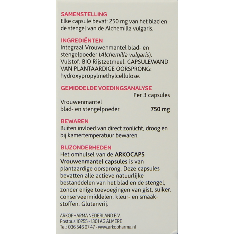 Arkocaps Vrouwenmantel 45 Capsules