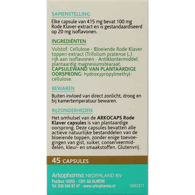 Arkocaps Rode klaver 45 Capsules