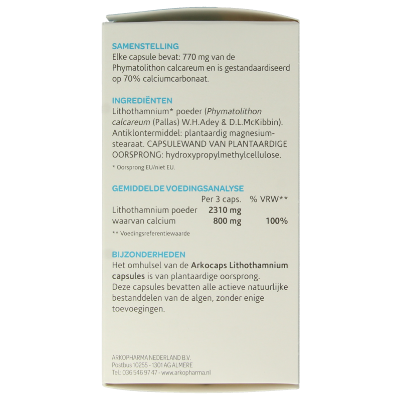 Arkocaps Lithothamnium 150 Vegetarische capsules