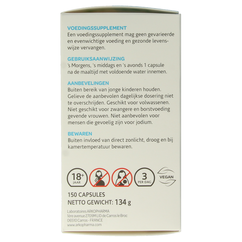 Arkocaps Lithothamnium 150 Vegetarische capsules