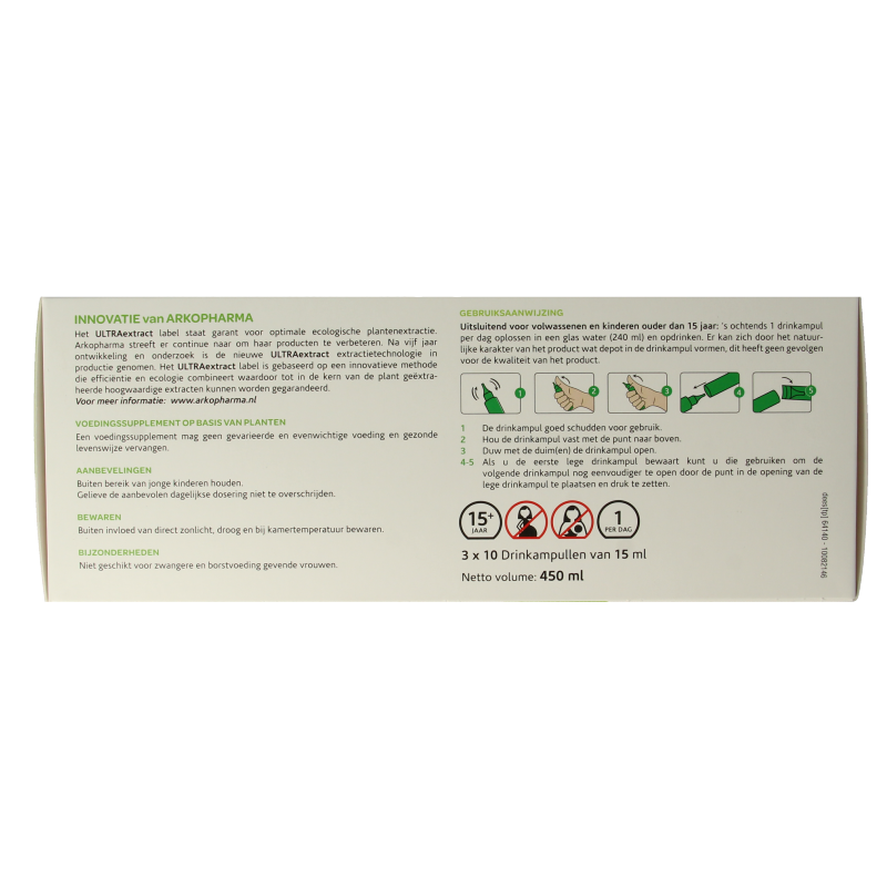 Arkofluids Bio detox 30 dagen kuur 30 Ampullen