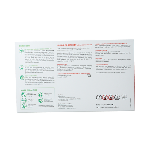 Arkofluids Immuno booster 15ml bio 10.00 Ampullen
