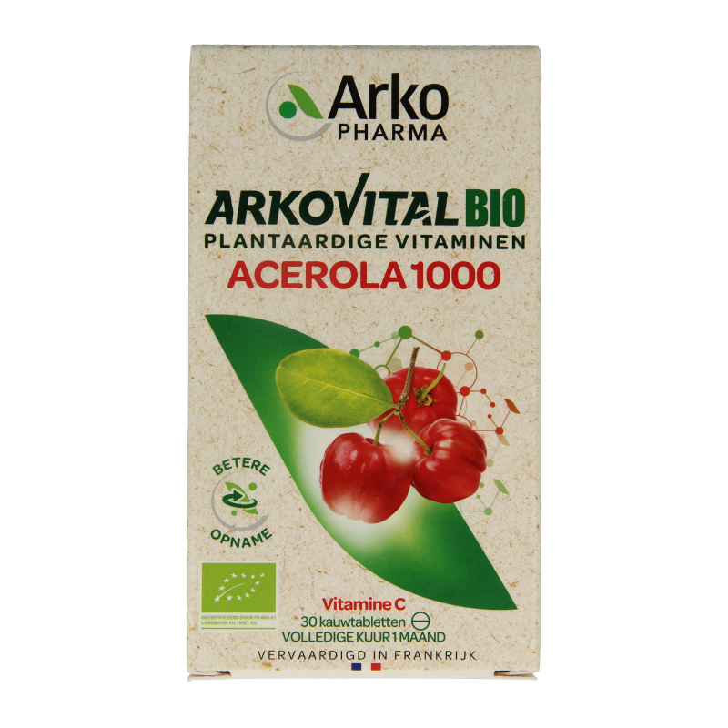 Arkovital Acerola 1000 bio 30 Kauwtabletten