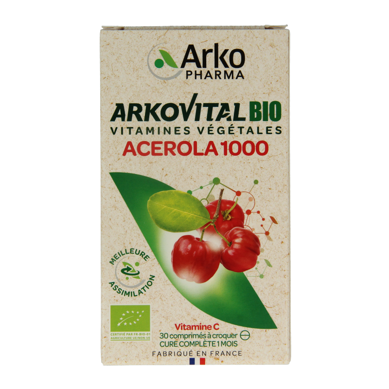 Arkovital Acerola 1000 bio 30 Kauwtabletten