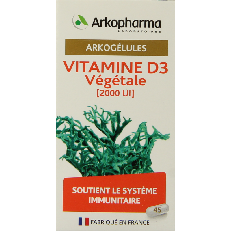 Arkocaps Vitamine D3 2000IE vegan 45 Capsules