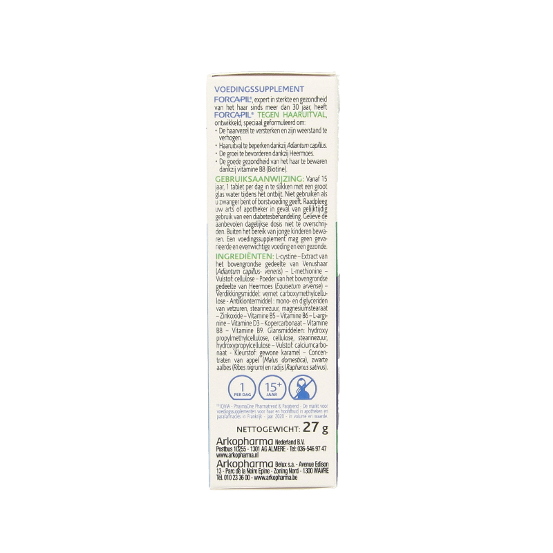 Forcapil Tegen haaruitval 30 Tabletten