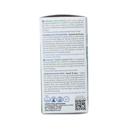 Forcapil Tegen haaruitval prom 90.00 Tabletten