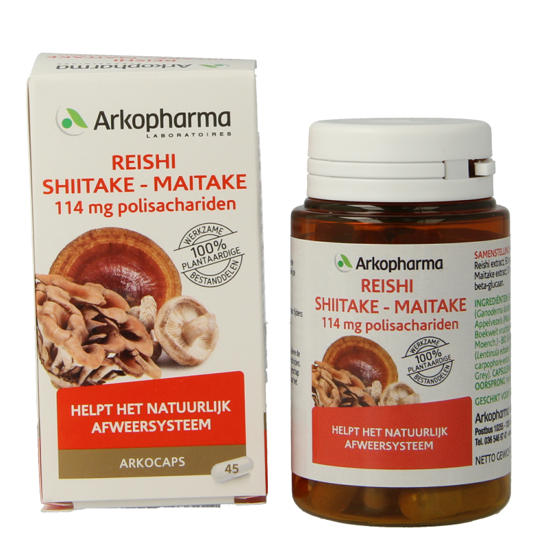 Arkocaps Reishi shiitake maitake bio 45 Capsules