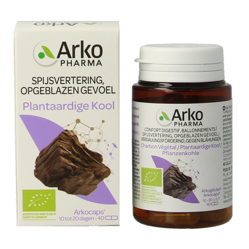Arkocaps Plantaardige kool bio 40 Capsules