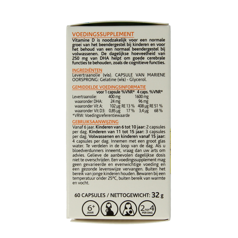 Arkocaps Levertraanolie 60 Capsules