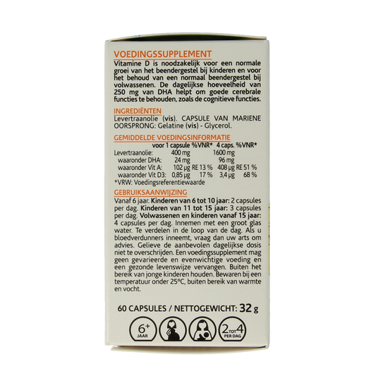 Arkocaps Levertraanolie 60.00 Capsules