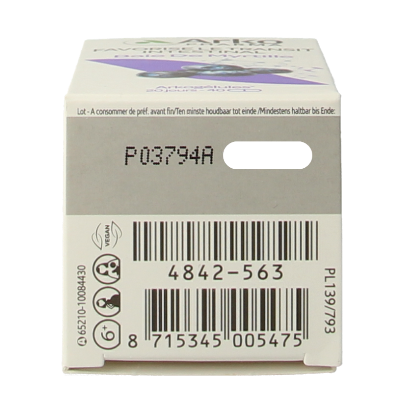 Arkocaps Blauwe bosbes 40 Capsules