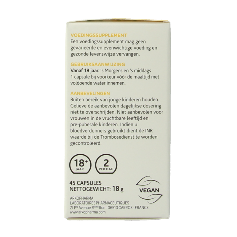 Arkocaps Zaagbladpalm 45 Capsules