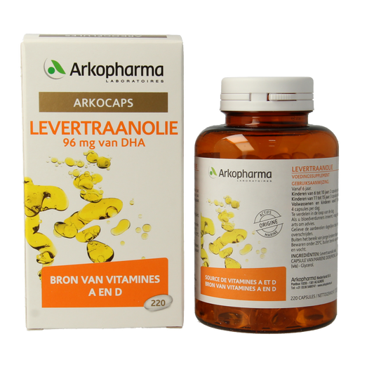 Arkocaps Levertraanolie 220 Capsules