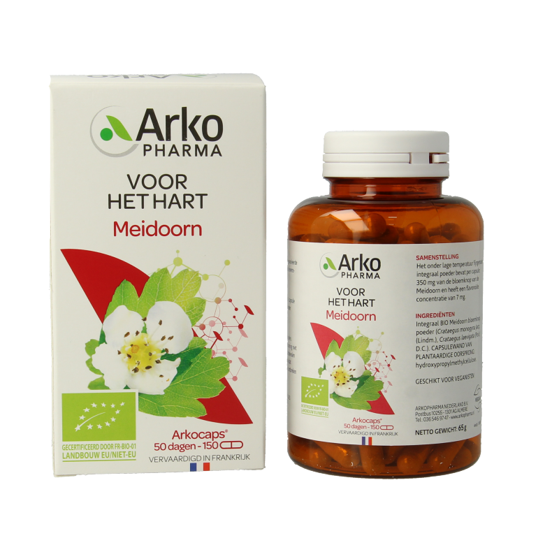 Arkocaps Meidoorn bio 150 Capsules