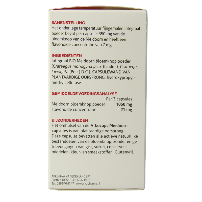 Arkocaps Meidoorn bio 150 Capsules