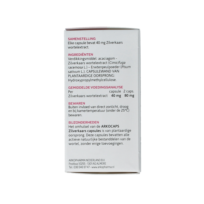 Arkopharma Zilverkaars 60 Capsules
